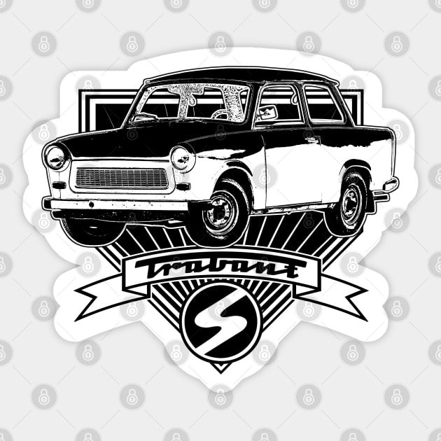Trabant 601 Sticker by CoolCarVideos